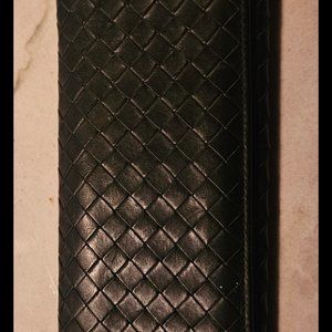 Bottega Veneta Slim Intrecciato Long Wallet